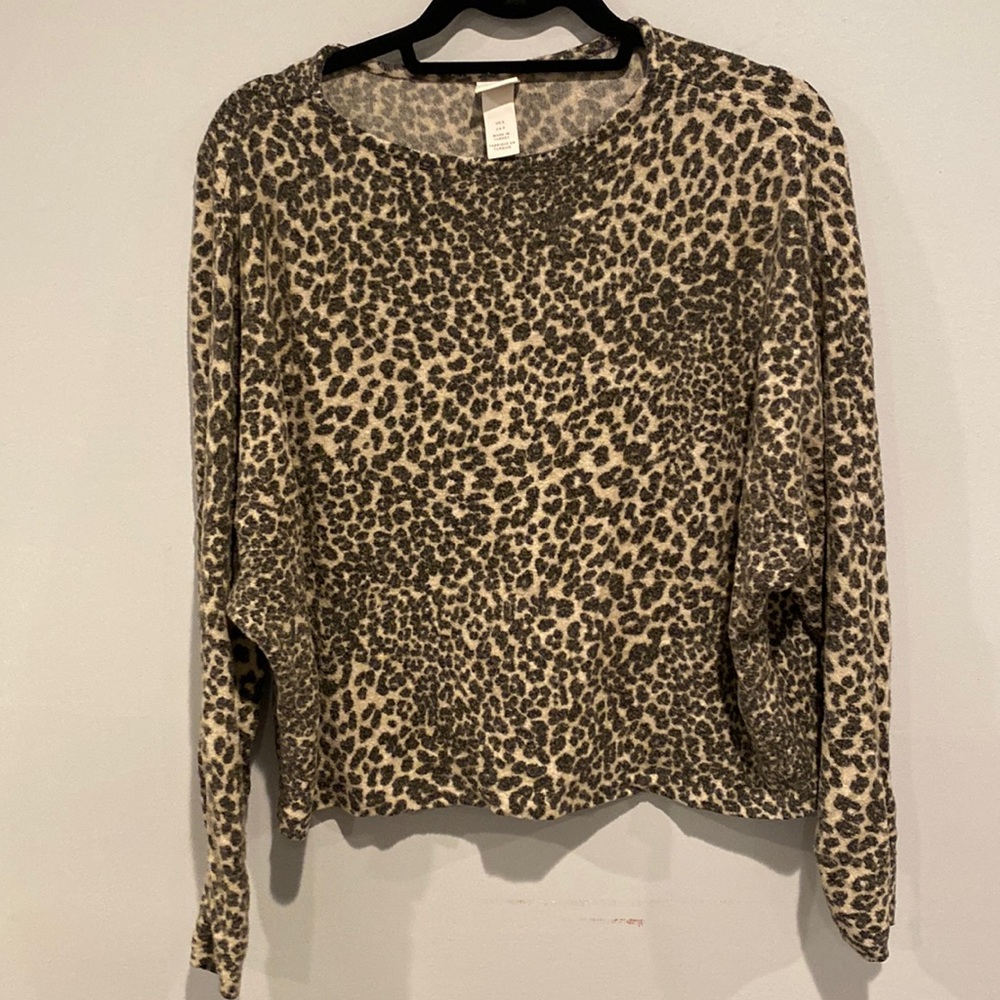 Cheetah sweater from H&M size small